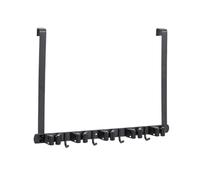 Rersduyt Broom Holder Door Mount,Over The Door Broom And Mop Holder With 2 Over Door Hooks,Broom Hanger,Tool Rack Organizer