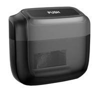Rersduyt Car Trash Bin with Lid - Hanging Vehicle Garbage Dust Case, Pressing Square Trash Can, Auto Interior Accessory