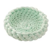 Rersduyt Cat and Dog Beds Removable and Washable DIY Hand-Woven Cotton-Filled Thick Yarn A