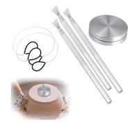 Rersduyt Ceramic Tools Clay Sculpture Kit,Throwing Trimming Spinner Tool, Clay Tools Suitable for Potters and Clay Artists