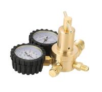 Rersduyt CGA580 Brass Nitrogen Regulator Reliable Brazing Heavy-Duty Soldering Nitrogen Regulator High Pressure Pressure Tests