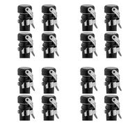 Rersduyt Champagne&Wine Bottle Stoppers Stainless Steel, Leak Proof Keep Fresh Reusable Saver, Cork Suitable 16 Pack Silver