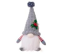 Rersduyt Christmas Doll Knitted Gnome with Led Night Light Christmas Decorations for Home Xmas Navidad New Year Gift Gray