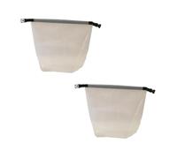 Rersduyt Cosmetic Bag Waterproof Ladies' Travelling Bag Portable Toiletries Camping Large Capacity Bag White&Black