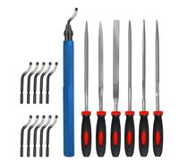 Rersduyt Deburring Tool Kit, 6-1/2Inch Metal Handle Chamfer Tool for Resin Aluminum Brass Plastic Pipes Tube Hole 3D Art Easy to Use
