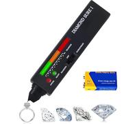 Rersduyt Diamond Tester Pen with 365nm UV Light & Thermal Sensor Fast 0.5s Detection for Novice & Experts
