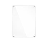 Rersduyt Dimensional Magnetic Transparent Acrylic Weekly Plan Notes Message Board Erasable DIY Magnetic Refrigerator Sticker