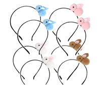 Rersduyt Easter HeadBoppers 8pcs Bunny Cute Hair Hoop Headband Rabbits Hair Hoop Hair Accessories Easter Decoration for Women