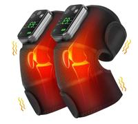 Rersduyt Electric Heated Knee Massager Joint Elbow and Shoulder Pain Reliever Thermal Vibration Moisture Removal Easy Install