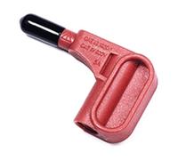 Rersduyt Electronic Multimeter Magnetic Head 4mm Banana Plug Solderless Fast Magnet Multimeter Accessories Red