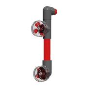 Rersduyt Enhanced Ventilation Auto-Rotating 4-Blade Fan Kit for Fish Tank Outlet, Comes with Filter Screen Accessories