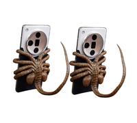 Rersduyt Face Hugging Mobile Phone Holder Halloween Horror Face Adsorption Decoration Adjustable Mobile Phone Holder