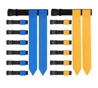 Rersduyt Flag Football Belts Set 14 Player Adjustable Flag Football Set for Sports Training Competition