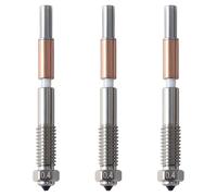 Rersduyt for Qidi Plus4 Bimetal Nozzle Quick Removal Ceramic Insulation Integration 0.4mm Nozzles HighTemperature Resistance 3PCS