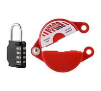 Rersduyt Gate Valve Lockout Device with Coded Lock, Suited for 1 to 2-1/2 in Gate Valve Handles Water Valve Lockout Device Gas