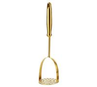 Rersduyt Gold Stainless Steel Potato Masher Household Potato Manual Multifunctional Masher Masher