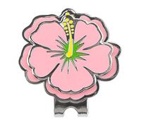 Rersduyt Golf Ball Marker Hat Clip with Magnet Ball Mark One Putt Golf Putting Alignment Cap Clips Easy Install Pink