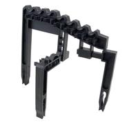 Rersduyt Golf Iron Holder Anti-Shake Iron Golf Club Holder Holds for 9 Iron Club Golf Replacement Parts Black