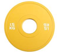 Rersduyt Gym Micro-Type Plates Dumbbell Weight Plate Rubber Fractional Weight Plates Add-on Aperture 50.4mm 1.5KG