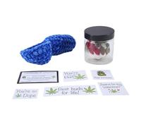 Rersduyt Handmade Weed Blocks Plush Toys New Cute Plush Stuffed Toys Crochet Weaving Little Weed Plushie B