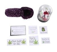 Rersduyt Handmade Weed Blocks Plush Toys New Cute Plush Stuffed Toys Crochet Weaving Little Weed Plushie A