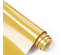 Rersduyt Heat Transfer Vinyl Iron-on Vinyl Roll for T-Shirts, Htv Vinyl Easy to Use Earthy Yellow