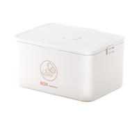 Rersduyt Home Medicine Box Multi-Layer Compartments Medicine Storage Box Portable Emergency Medicine Home Emergency Box A