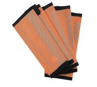 Rersduyt Horse Fly Boots Horse Leg Bite Proof Boots Horse Leg Mosquito Cover Horse Gaiters Protective Cover Orange
