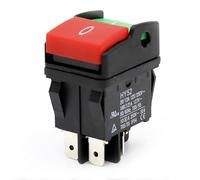 Rersduyt Industrial Electric Push Button Switches,HY52 Push Button for Mechanical Device Switch 4 Pins with Light 125/250 V Easy Install Easy to Use