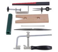 Rersduyt Jewelry Wax Ring Making Casting Tool Kit, Ring Wax Carving Tools Wax Ring Sizer Wax Tube File Jewelry Ring Saw Frame