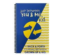 Rersduyt Just Between You & Me, Kid: A Back & Forth Journal Between Grown-Up & Kid Communication Diary Orange Blue