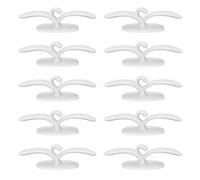 Rersduyt Kitchen Wire Winder Household Wire Organizer Plug Hook Holder Winding Wire Clip Power Cord Arrangement White