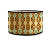Rersduyt Lamp Shades Print Oval Lamp Shade 30 * 30 * 20CM Vintage Lamp Shades for Chandeliers and Floor Lamps H