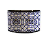 Rersduyt Lamp Shades Print Oval Lamp Shade 30x30x20CM Vintage Lamp Shades for Chandeliers and Floor Lamps J