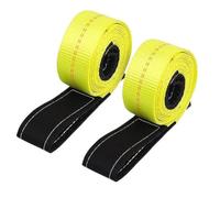 Rersduyt Lift Sling Straps,Heavy Duty Lift Sling Lifting Straps Nylon Tree Saver Recovery Strap Web Sling Winch Strap 2-Pack