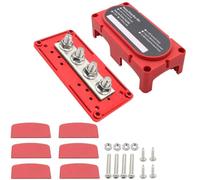 Rersduyt M10 Busbar Box Module 300A 48V 4 Terminal Ways High Current Busbar Cable Organizer Box Amplifier