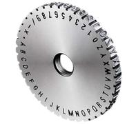 Rersduyt Manual Marking Steel Stamp Wheel Accessories for Nameplate Metal Label Stamping Printer Machine 4mm