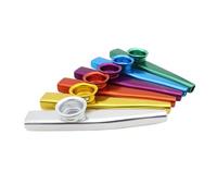 Rersduyt Metal Kazoo Guitar Ukulele Companion Kazoo Instrument Easy to Learn Portable