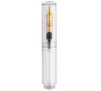 Rersduyt Mini Pocket-Size Eyedropper Fountain Pen Writing Ink Pen F Nib Ink Pen Portable Mini Pocket Pen Transparent