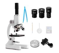 Rersduyt Monocular Optical Microscope Elementary School Children Science Experimental Biology Teaching Christmas Birthday Gift