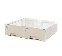 Rersduyt Multifunctional Desktop Cosmetic Storage Box High-End Feel Dust-Proof Drawer Transparent Storage Large Capacity B