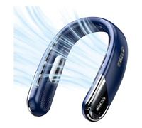 Rersduyt Mute Portable USB Neck Fan 4000mAh Bladeless Cooling Neck Fan Ultra Long Endurance TEC Cooling Air Cooler Around Your Neck Hands Free Rechargeable Blow Cold B