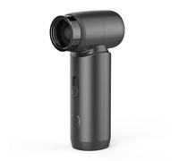 Rersduyt New Wireless Handheld High-Speed Turbine Small Fan Large Wind Blower with Air Nozzle Stepless Speed Regulation Dark Gray