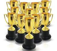 Rersduyt Plastic Golden Cup Trophy for Kids -40 Pack - 3.8 Inch Achievement Prize Awards - Ideal Recognition for School, Sports