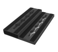 Rersduyt Portable Large Guitar Effect Pedal Board AntiSlip Stable Pedalboard for Studio Concert Home Instrument Stage Performance