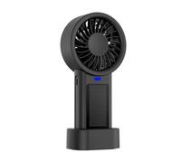 Rersduyt Portable Mini Fan with Solar Charging Eco-Friendly Cooling Device 5-Speed Handheld Pocket Fan