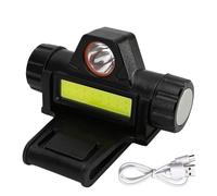 Rersduyt Rechargeable Hard Hat Light with Mount Holder for Firefighter Fire Helmet Welding Hood with Accessories