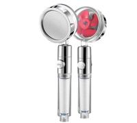 Rersduyt Red High Pressure Shower Head Set, Supercharged with 3 Modes for Turbocharged Showers