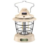 Rersduyt Retro Lantern Outdoor Multi-Function Camping Tent Light Smart USB Charging Portable Lantern Home Camping Light B