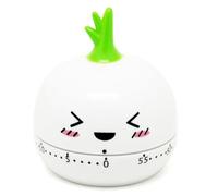 Rersduyt Rotary Tool Egg Cooker Timer Novelty Kitchen Timer Vegetable Animal Cooking Timer Digital Egg Timer Cupcake Timer Easy to Use White